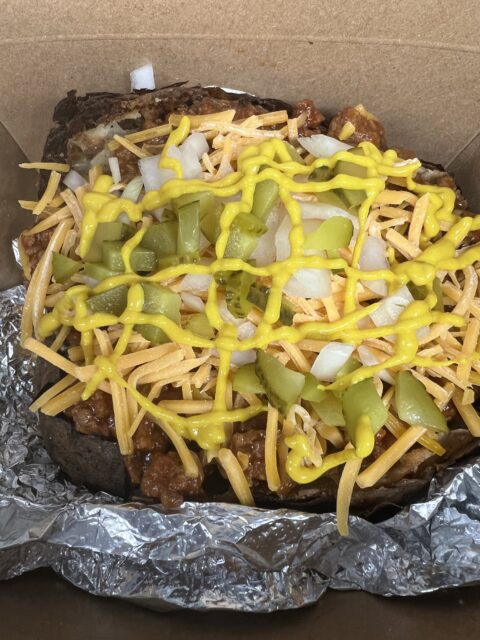 Sloppy Po on Baked Potato